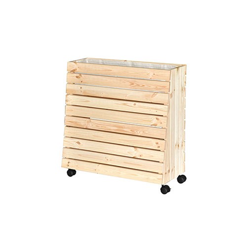 Hochbeet Wagner GreenBox L fahrbar Nadelholz 79x40/30x73,5cm