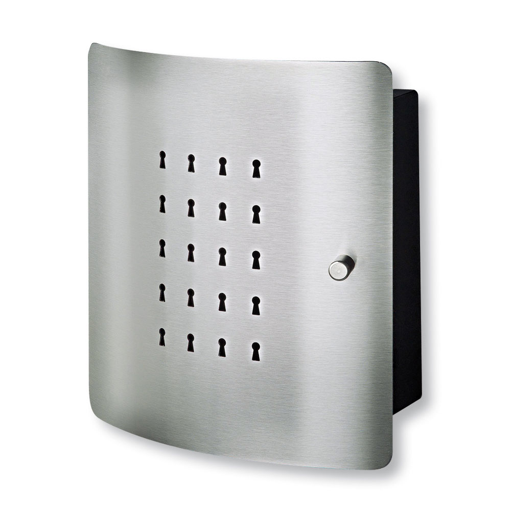 Burg Wächter Schlüsselkasten / Key Box Slot Edelstahl 240x210x70mm