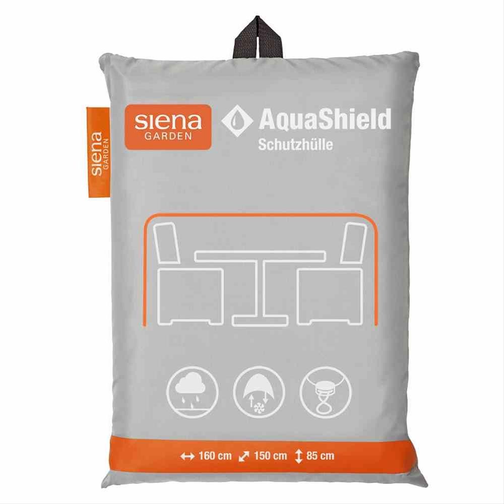 Schutzhülle für Sitzgruppe Siena Garden AquaShield grau 160x150x85cm