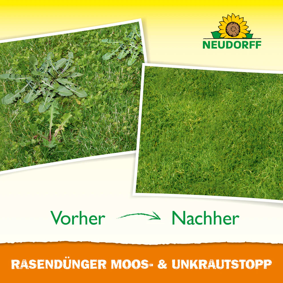 Neudorff Rasen­Dünger Moos- & Unkraut­Stopp 2,5 kg