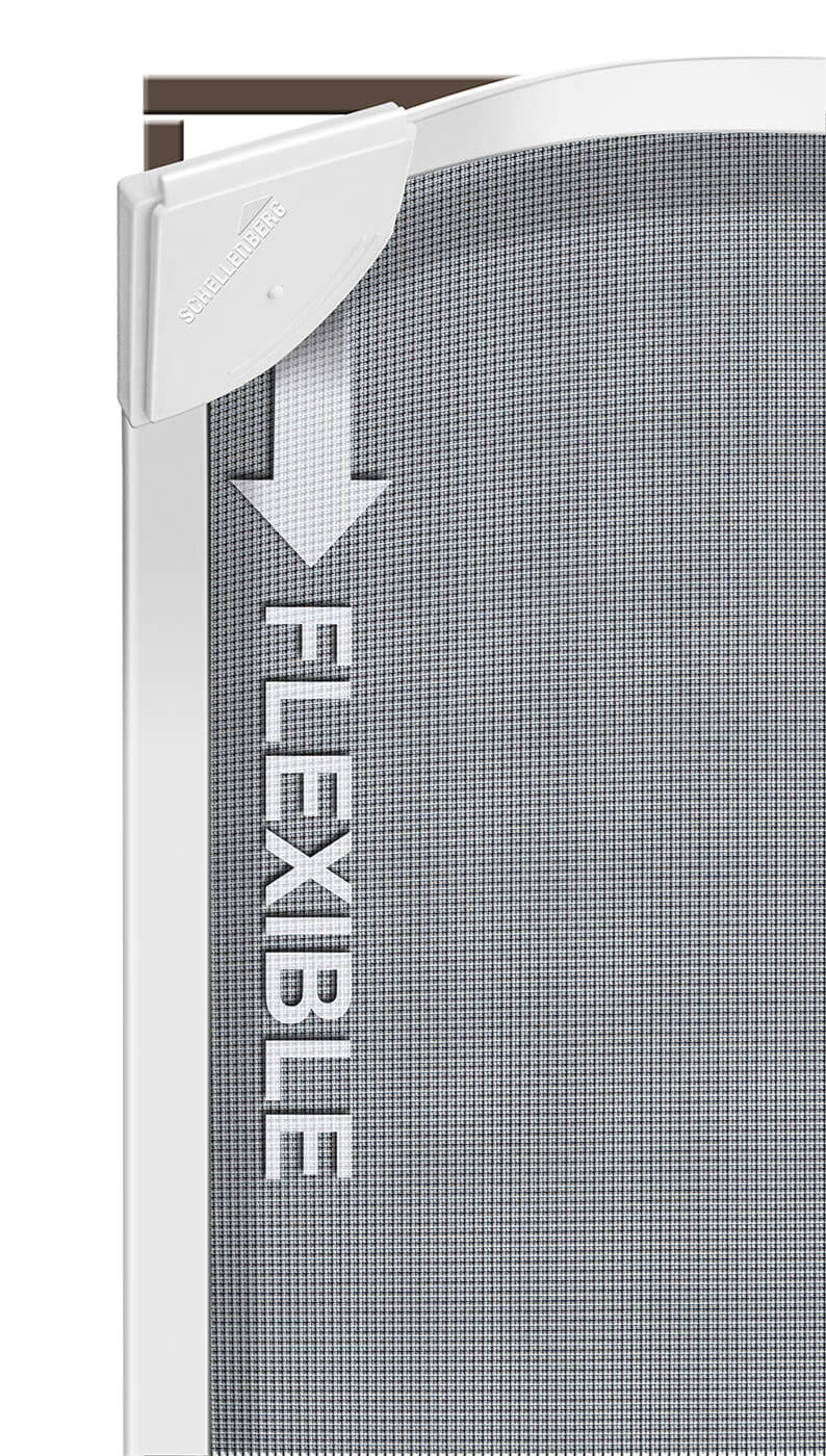 Fliegengitter Magnetic für Fenster Schellenberg 100x120cm weiß