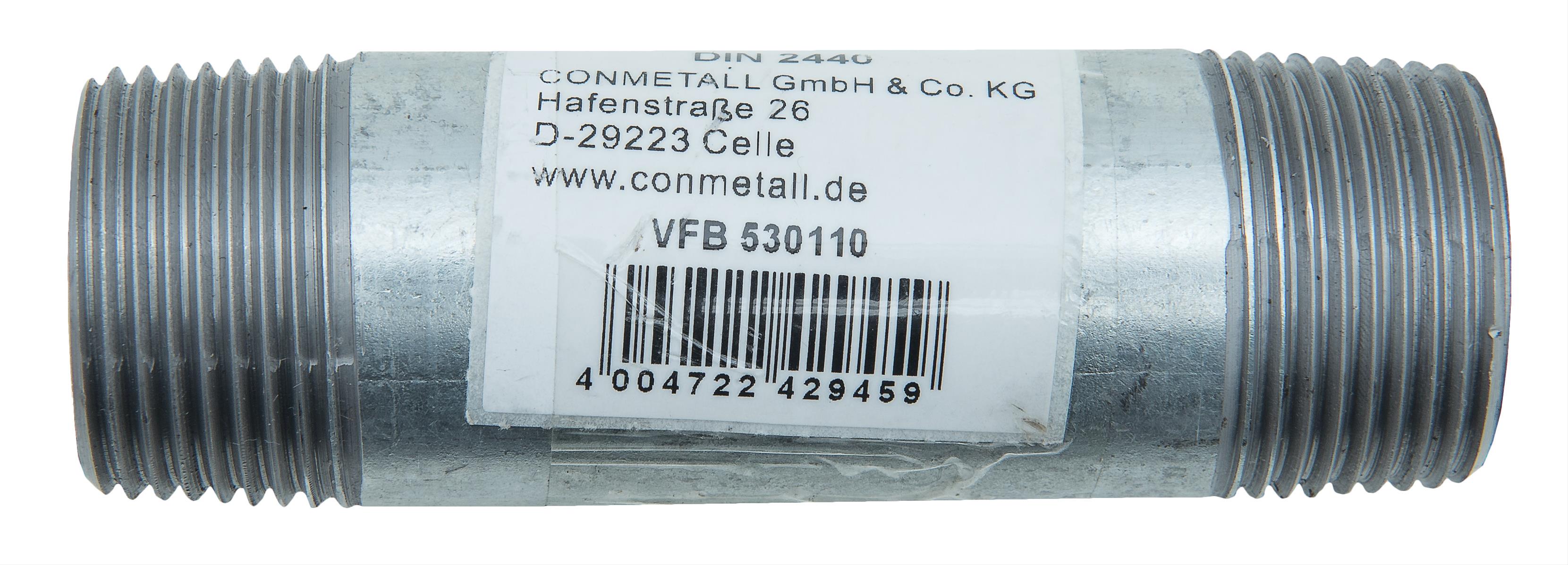 Vz Rohrnippel, 1"x100mm
