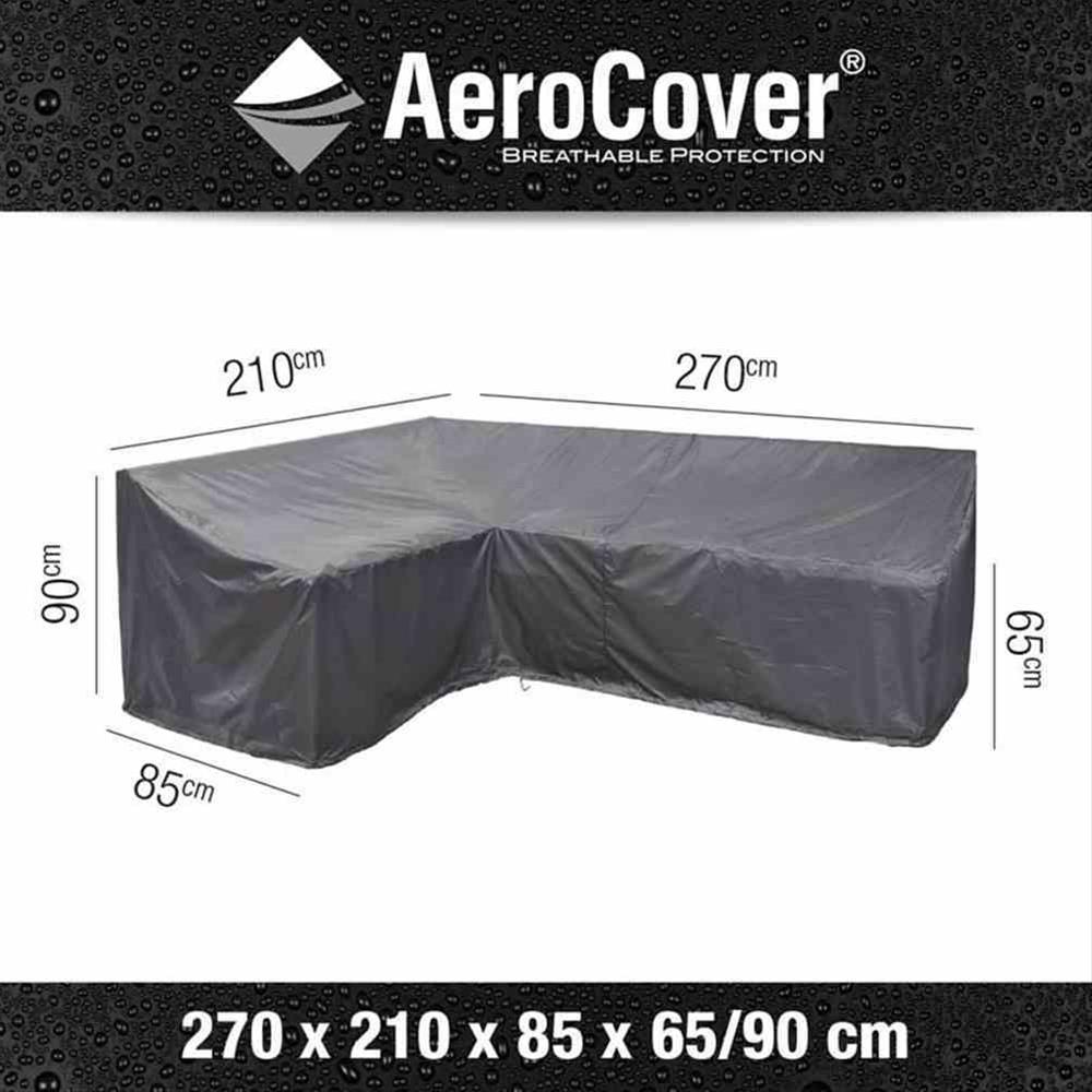 Schutzhülle für Loungegruppe AeroCover 270x210x85xH65/90cm L links