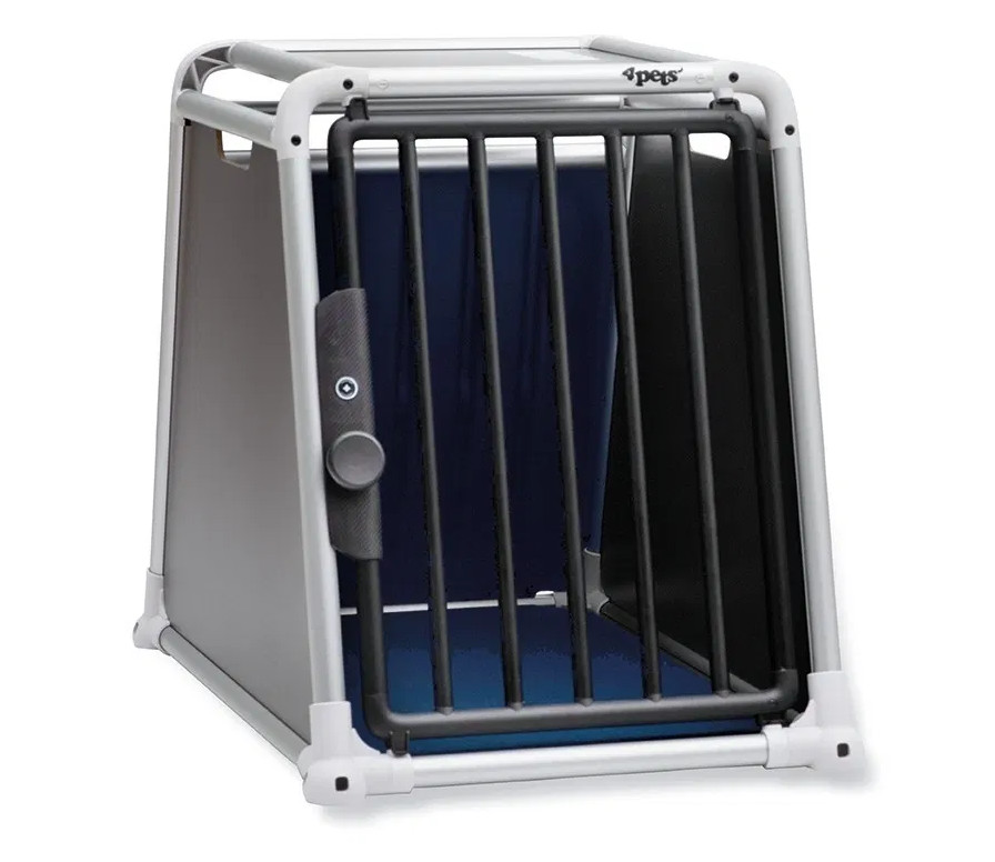 4pets Hundebox ECO 2 M schwarz  H 66x B 54,5xT 83,5cm