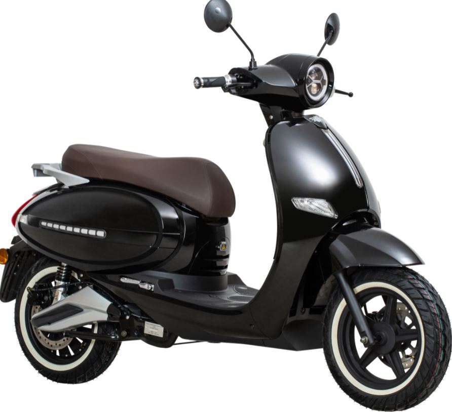 Elektroroller Cigno 4000 80Km h schwarz gl Staßenzulassung