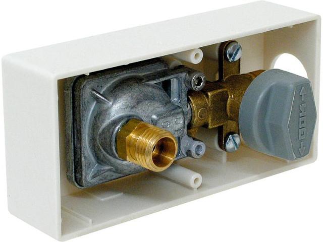 GOK MIC-Dose mit Druckregler für Ölofen – RVS 8 mm