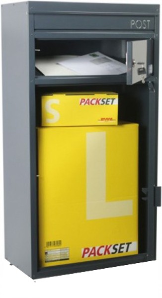 Paketbriefkasten / Briefkasten Safe Post SP45 anthrazit