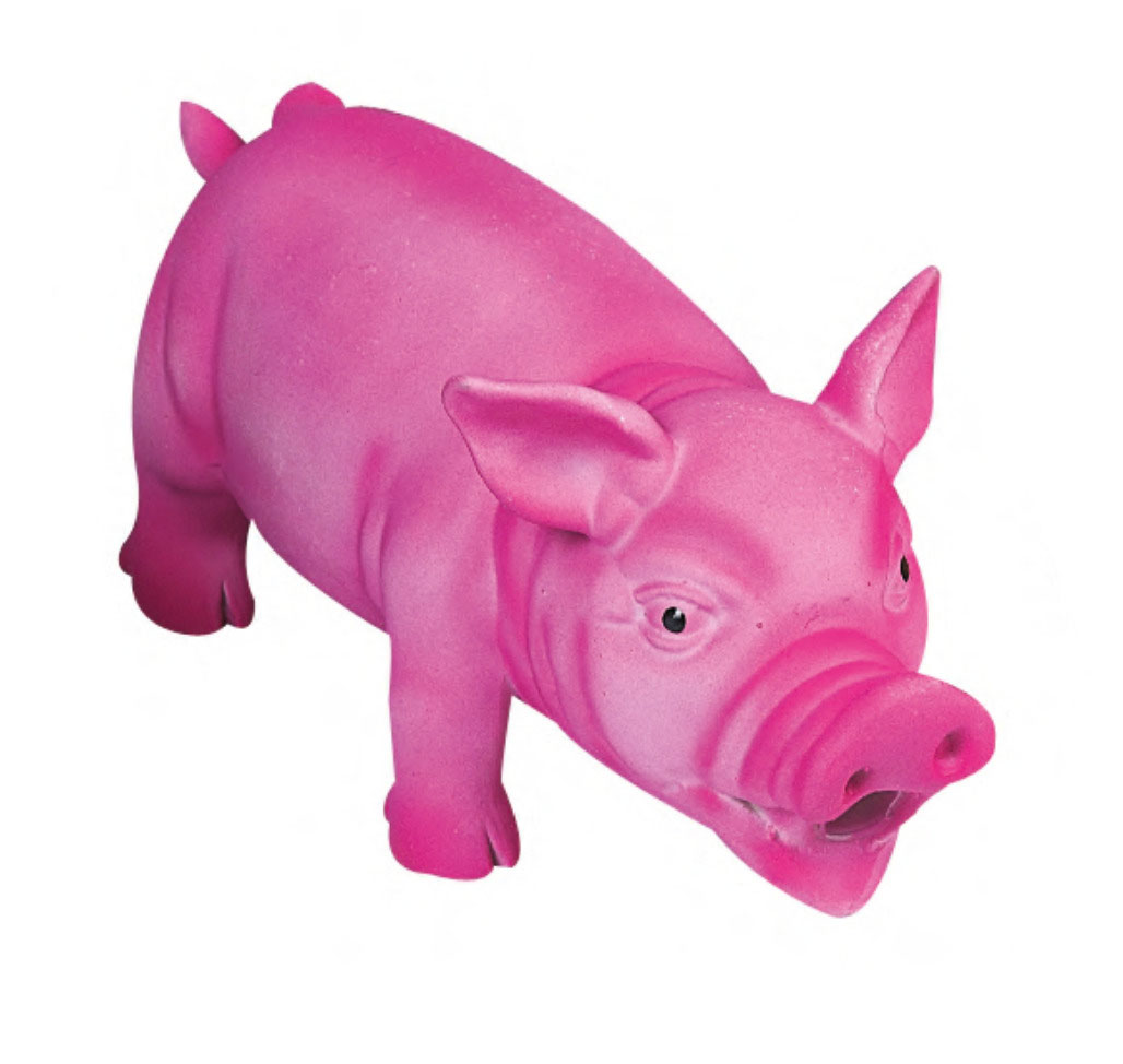 Hundespielzeug Latexschwein Karlie 22cm pink