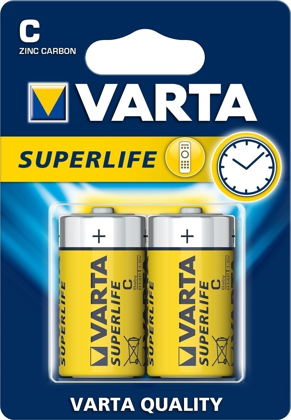 VARTA Super Life C 1,5 Volt LR14 2 Stück