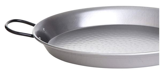 Paella World® Paella Pfanne Stahl poliert Ø38cm