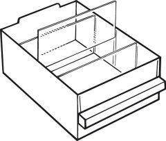 Trennwand Satz a 12 Stk. für Schublade Typ F