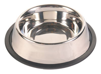 Trink- und Fressnapf Edelstahl TRIXIE Ø14cm schwere Ausführung 450ml