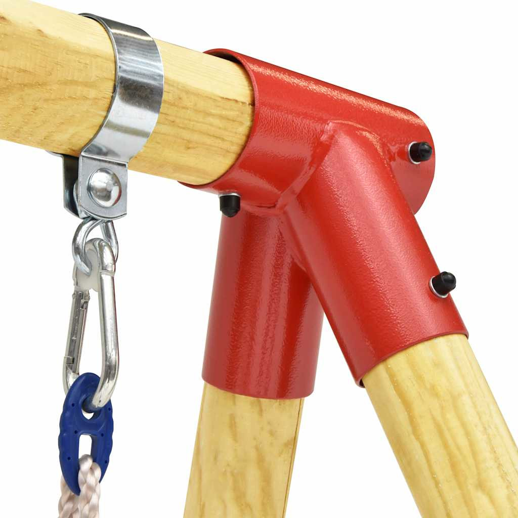 Schaukelgestell 230 x 130 x 166 cm Kiefernholz