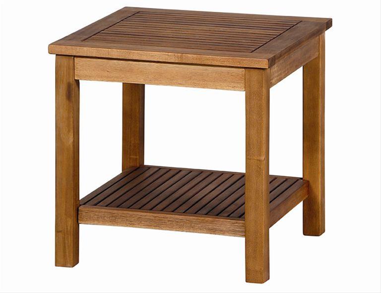 Gartenhocker / Beistelltisch Siena Garden Astoria 45x45x45cm Akazie