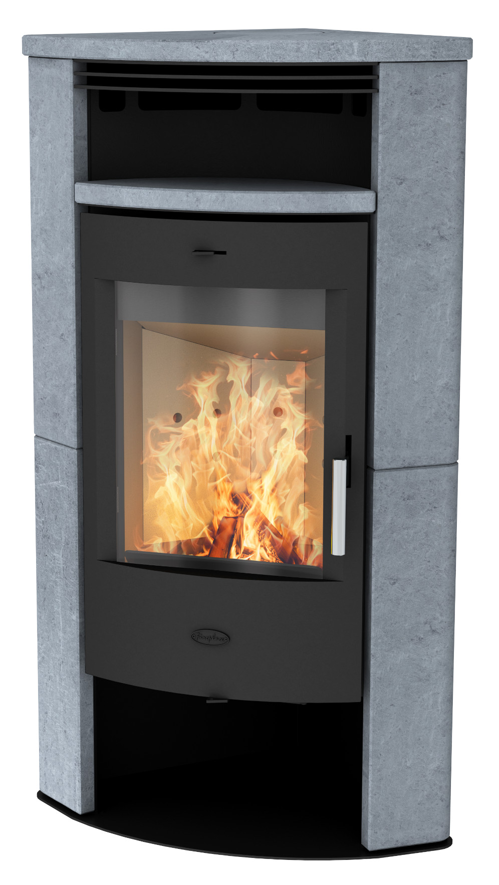 Fireplace Eckkaminofen  Malta Speckstein 6kW