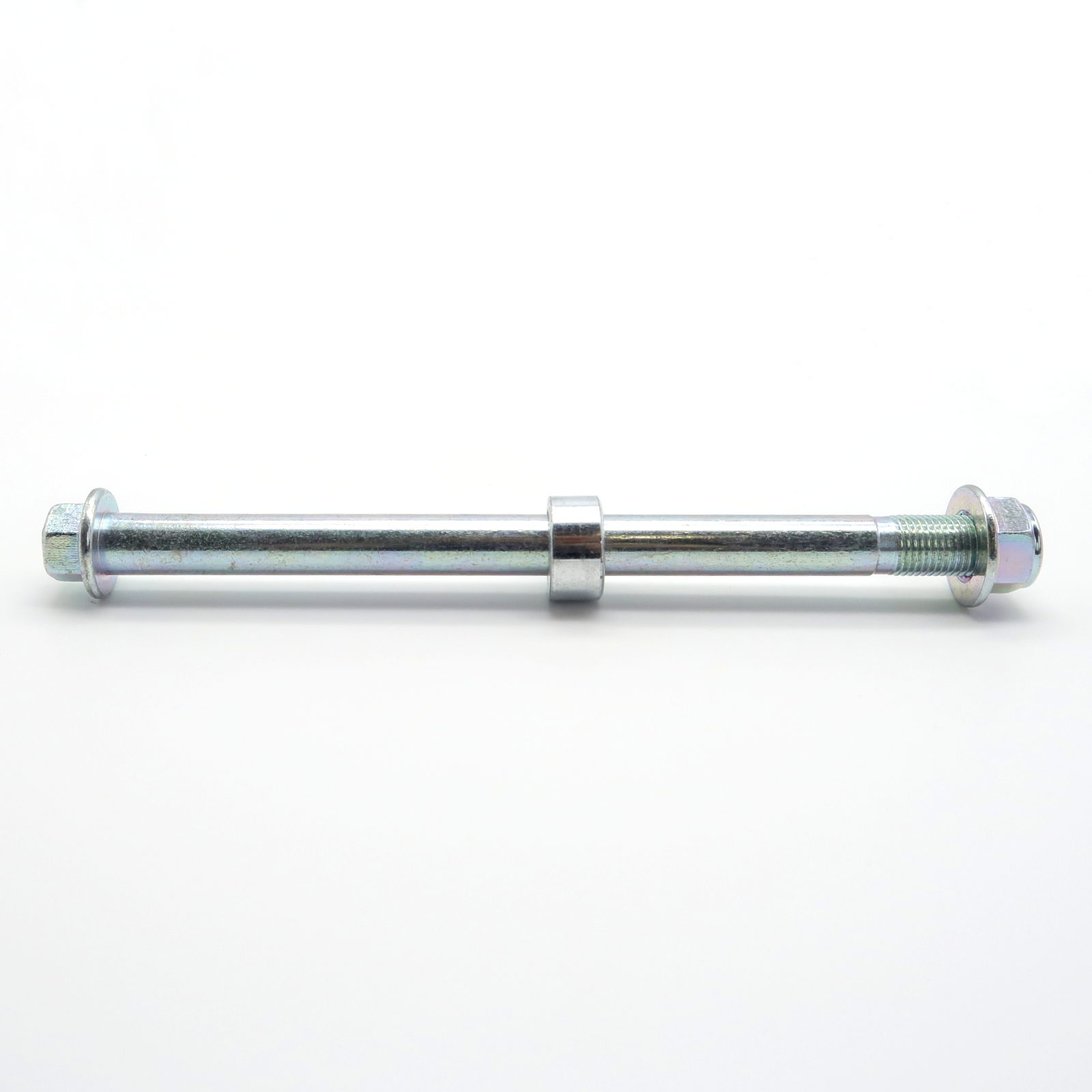 Rolektro Vorderradachse 18,5cm, mit Hülse und Mutter für Hero45/V2/V3
