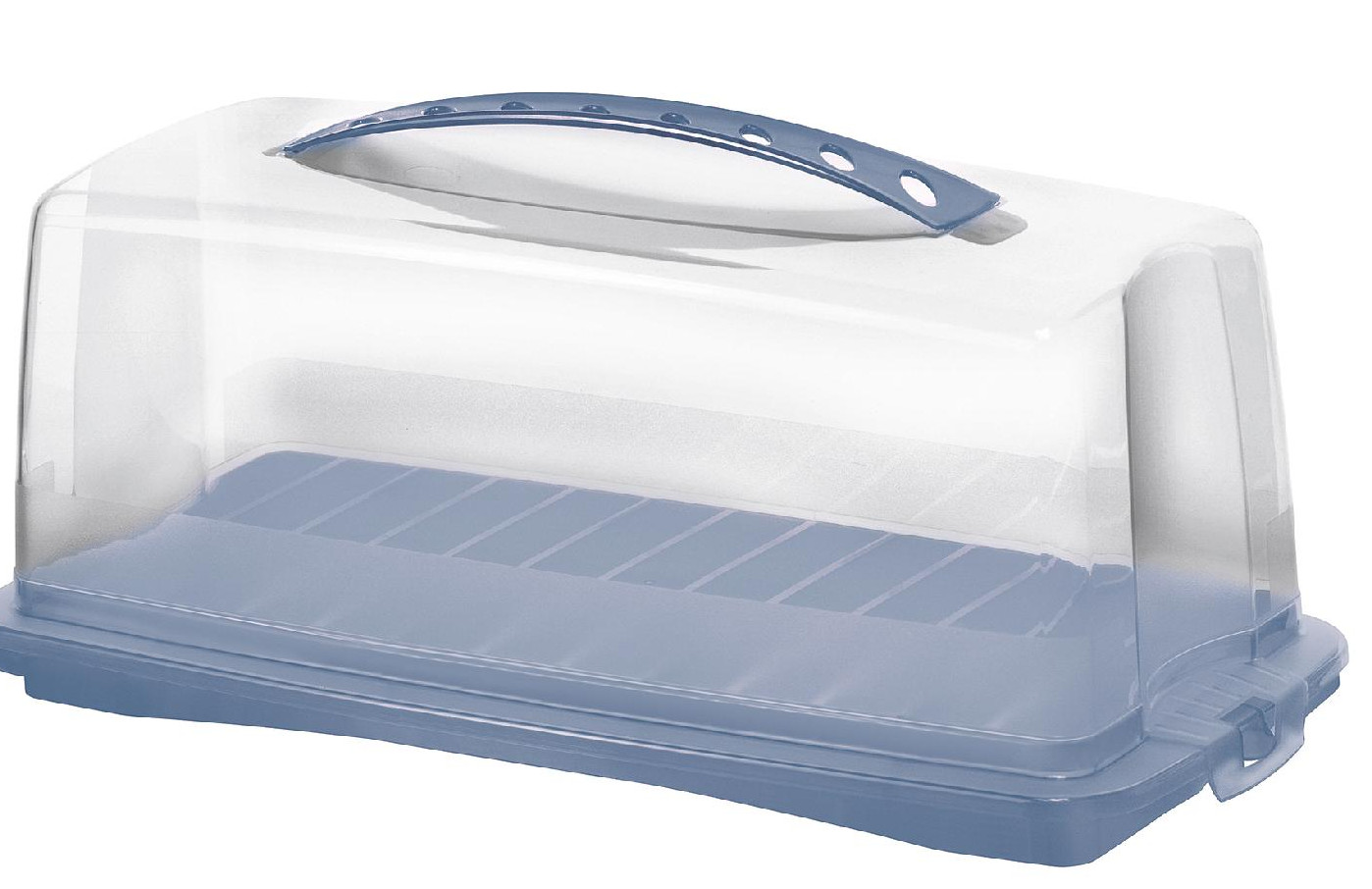 ROTHO Kuchenbutler Kuchenbehälter Fresh 36x16,5x16,5cm blau