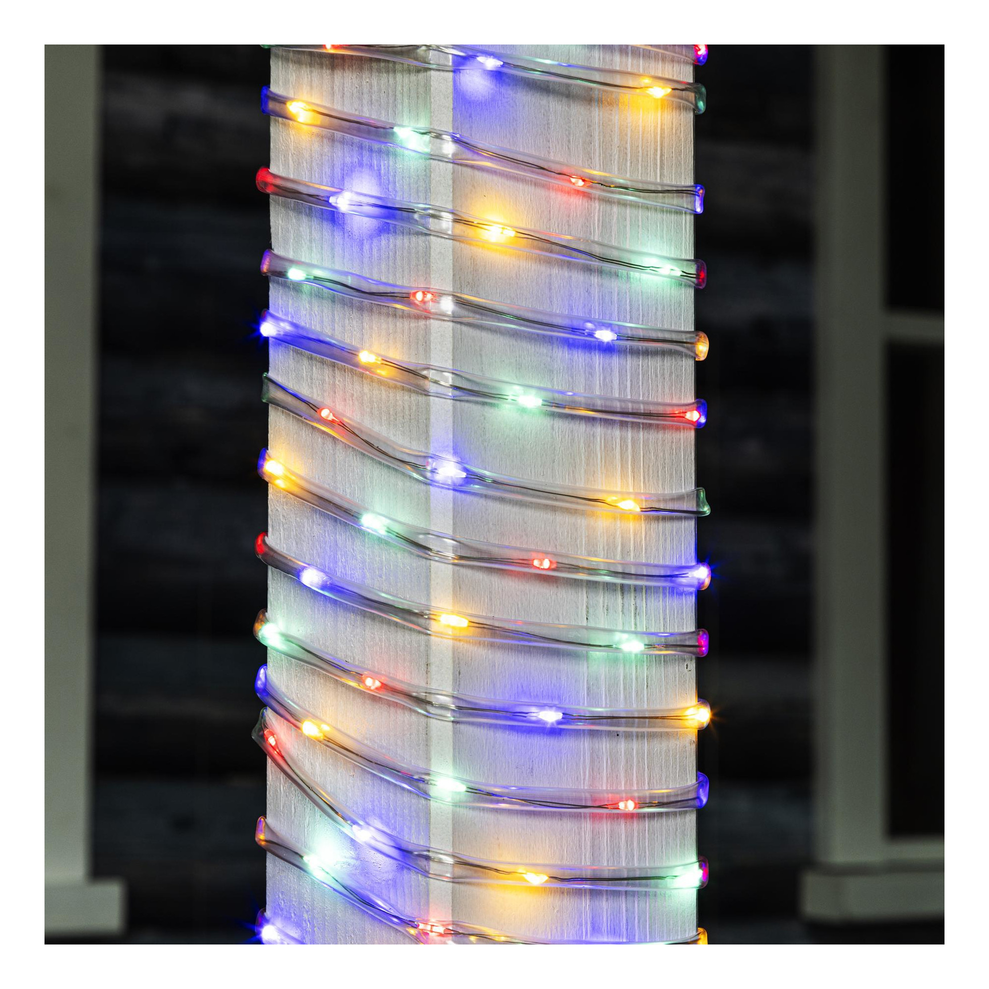 Lichterschlauch LED 5 Meter mit 100 multicolor LEDs