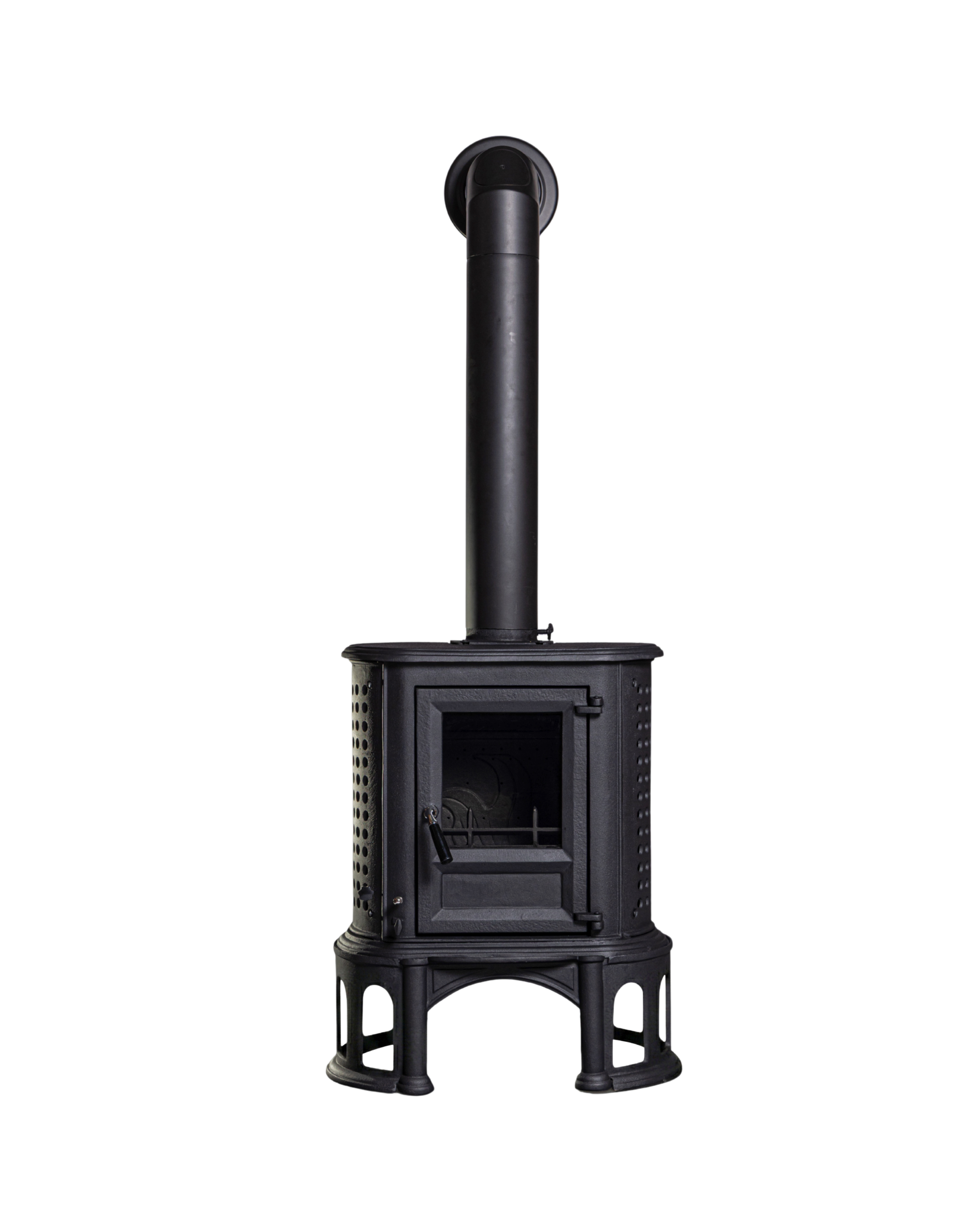 Kaminofen Globe-fire Herculina S raumluftunabhängig Guss schwarz 6,1kW