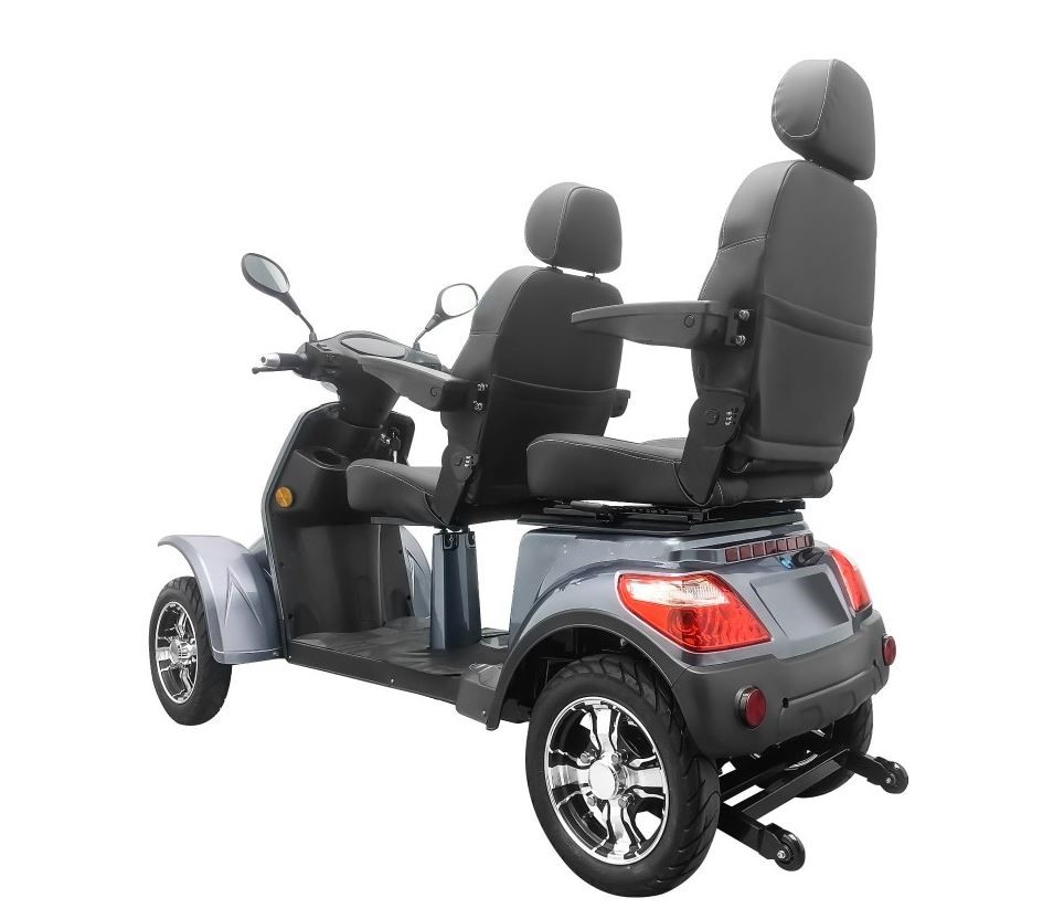 Seniorenmobil Vitale Duo 4000 Lith Elektromobil 2 Personen silber