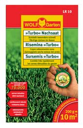 Wolf Garten Turbo Nachsaat LR10 zur Rasen Sanierung für 10m²