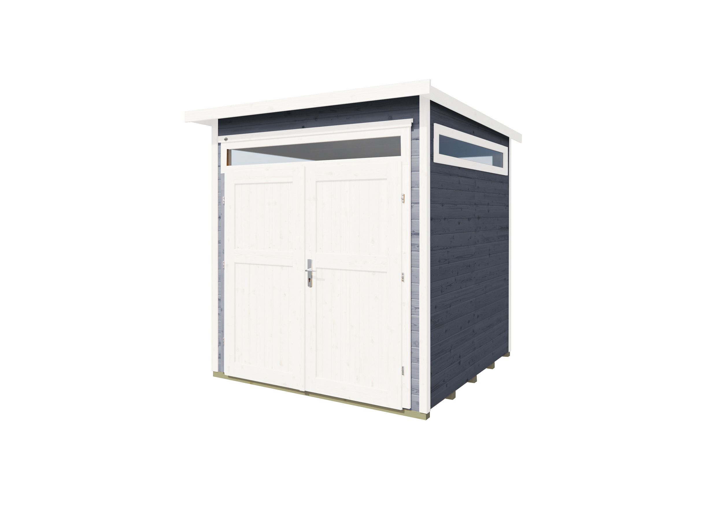 weka Gartenhaus 265 Gr. 1, 21 mm, grau, DT/4 Oberl