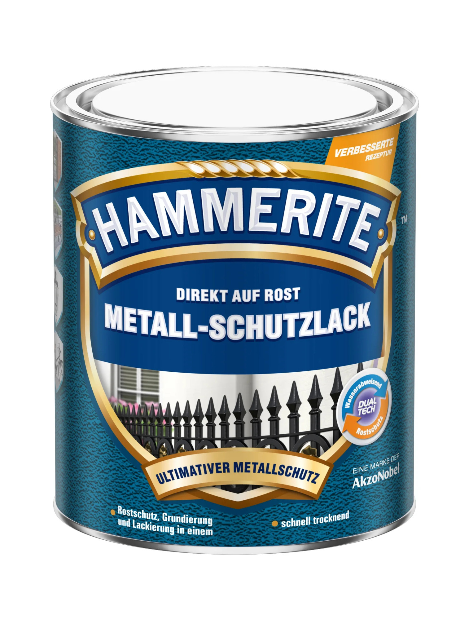 Hammerite® Metall Schutzlack Hammerschlag kupfer 250ml