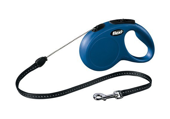 Hundeleine Flexi New CLASSIC Gr.M 5m bis 20kg blau