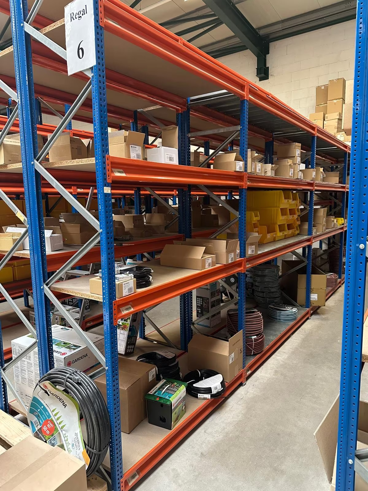 Lagerregale / Weitspannregale Höhe 3000 mm Tiefe 600 mm