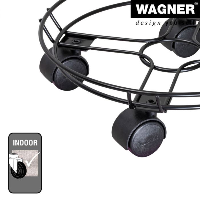 Multiroller Pflanzenroller Black Edition rund 300mm für 60kg