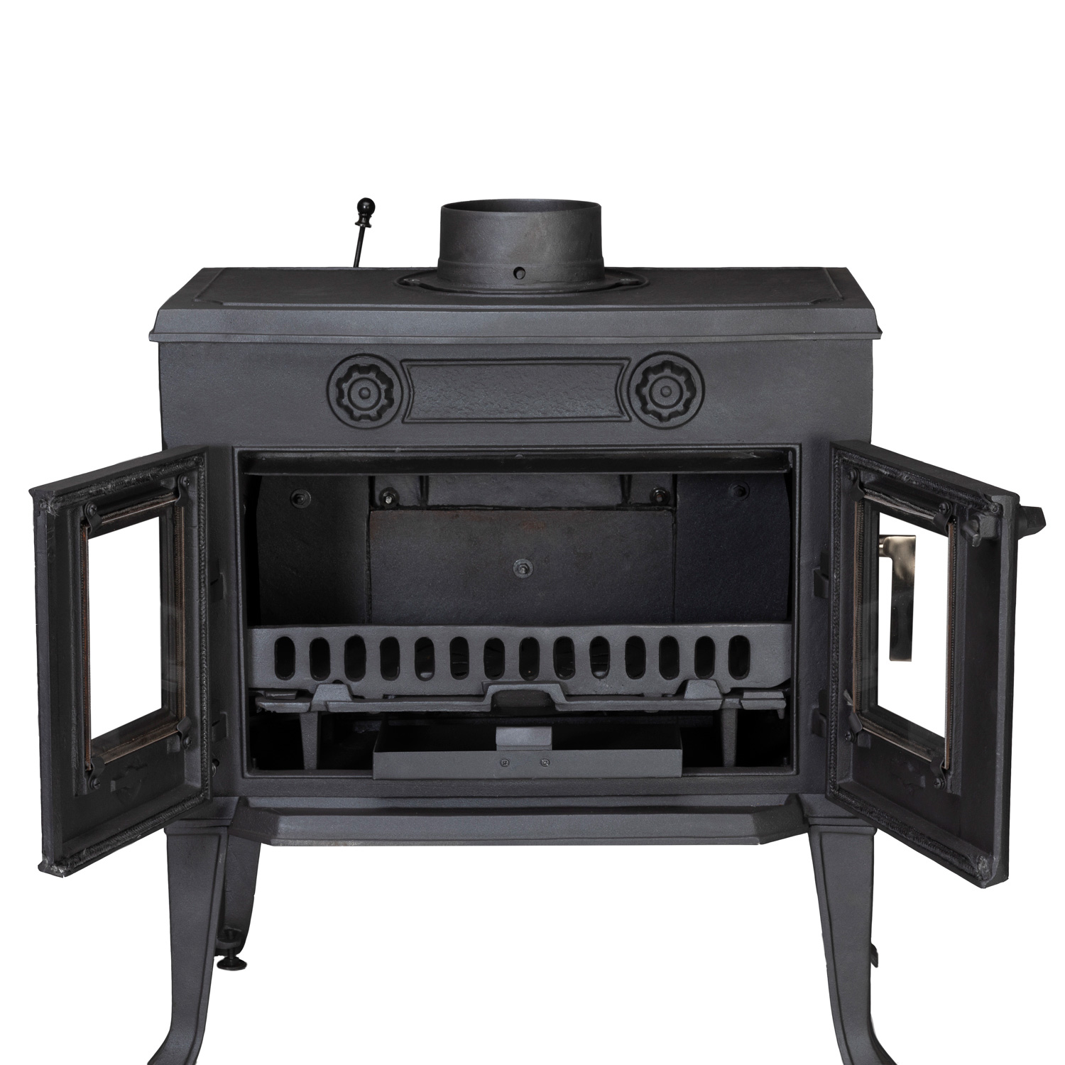 Kaminofen Globe-fire Acturus II raumluftunabhängig Guss schwarz 7kW Kaminofen Globe-fire Acturus II raumluftunabhängig Guss schwarz 7kW