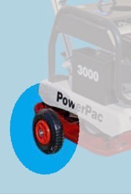 Powerpac Radsatz für Vibrationsplatten PPR3000 und PPR3800