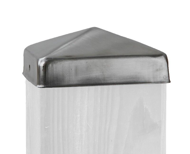 EMFA Zaunpfahlkappe 70x70 Mm 10 Stück Braun Pfostenkappe Quadratisch Zaunpfostenkappen Zaunabdeckung Kunststoff Deckel Zaunkappen 7x7 Cm