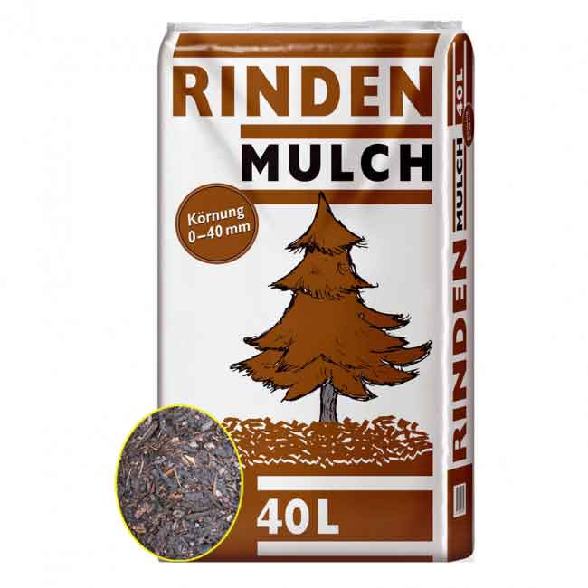 Rindenmulch 40 L Körnung 040 mm bei